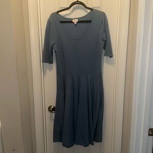 Used LuLaRoe Nicole in bluish grey Size Women’s XL 18-20